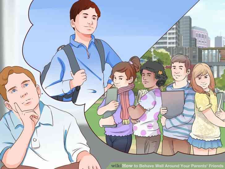 Image intitulée à Bien se Comporter Autour de Vos Parents, Amis Étape 7